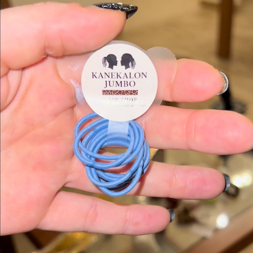 Mini Reusable Elastics for Dreadlocks and Hairstyling – 10 pcs | Ø 2 mm – Professional Use