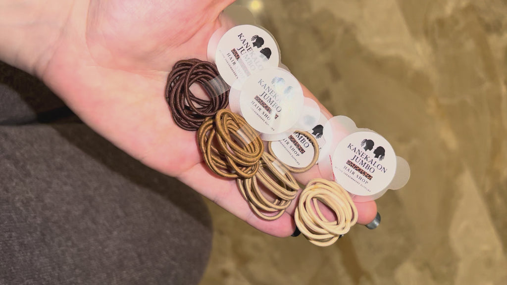 Mini Reusable Elastics for Dreadlocks and Hairstyling – 10 pcs | Ø 2 mm – Professional Use