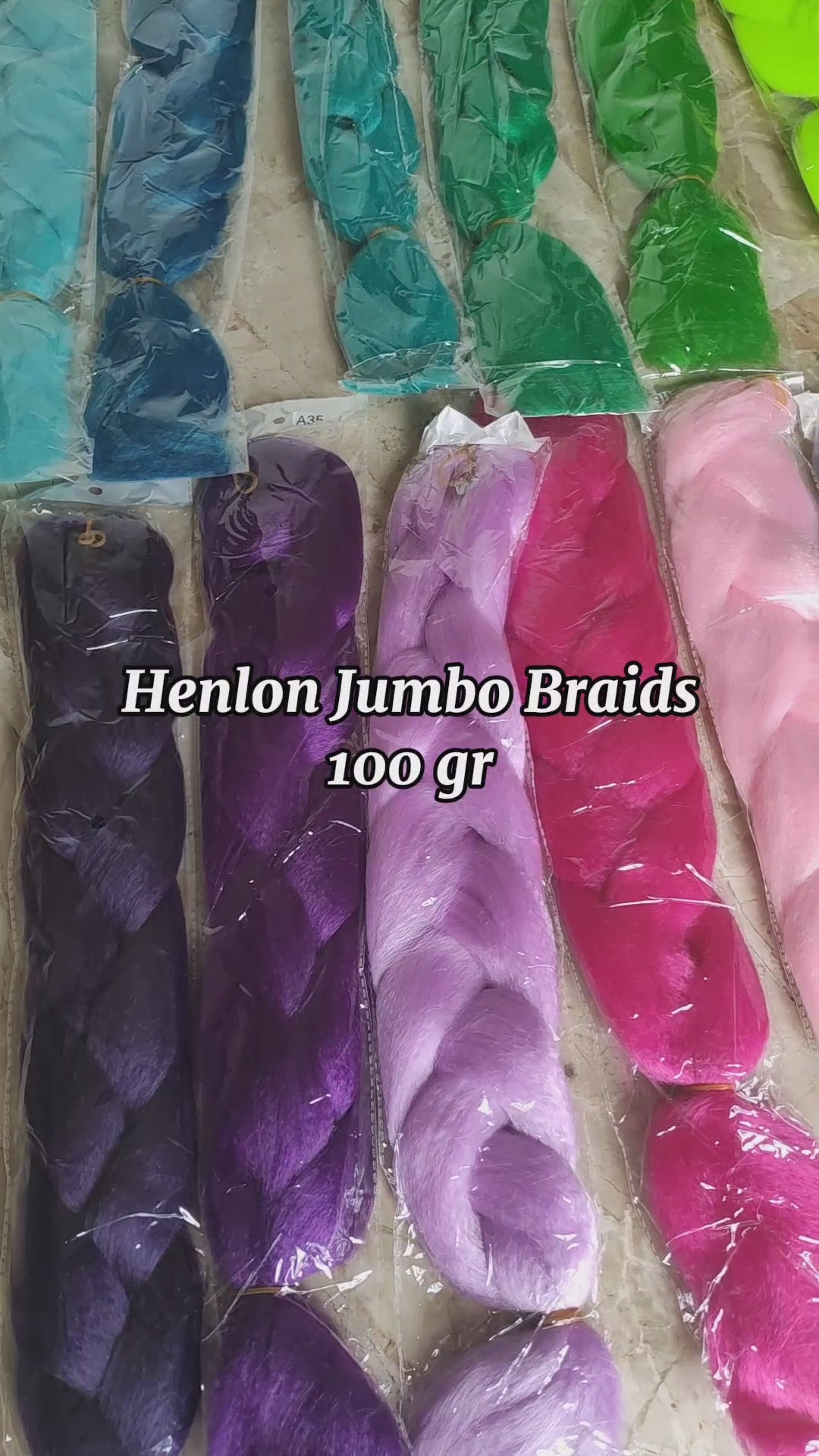 Coarse Jumbo Hair | 100 g | 60 cm | Fibra Ad Alta Temperatura