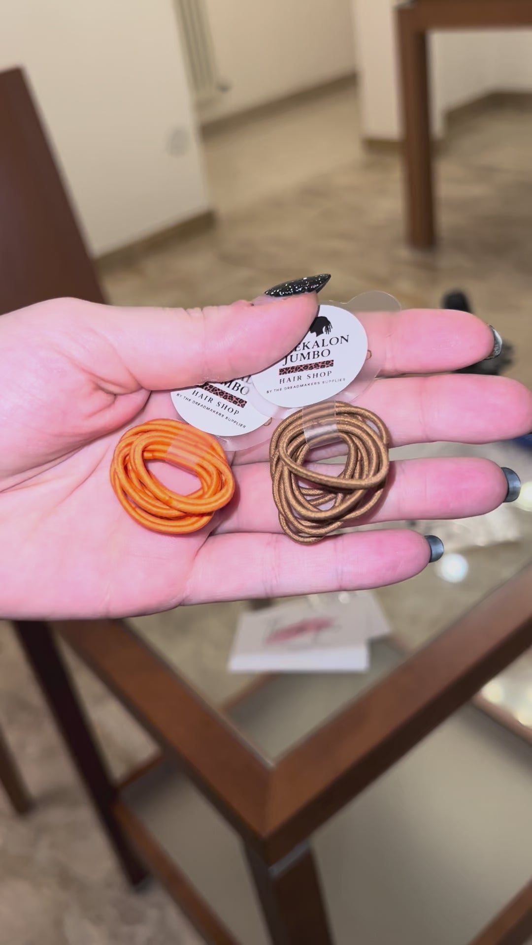 Mini Elastici Riutilizzabili per Dreadlocks e Hairstyling – 10 pz | Ø 2 mm – Uso Professionale